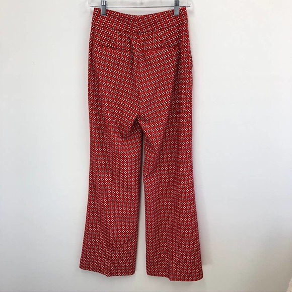 Alice + Olivia Red Wide Leg Jumpsuit - Picture 3 of 13